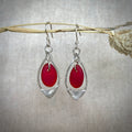 Crimson Drops Earrings