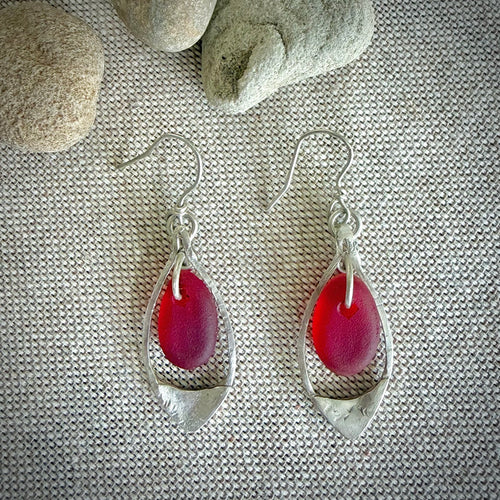 Crimson Drops Earrings